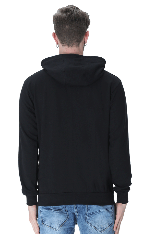 Men's Black "I have too many tabs open... in my brain" Graphic Printed Hoodie